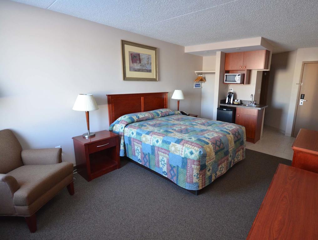 Travelodge Hanna Canada Grey Kamer foto